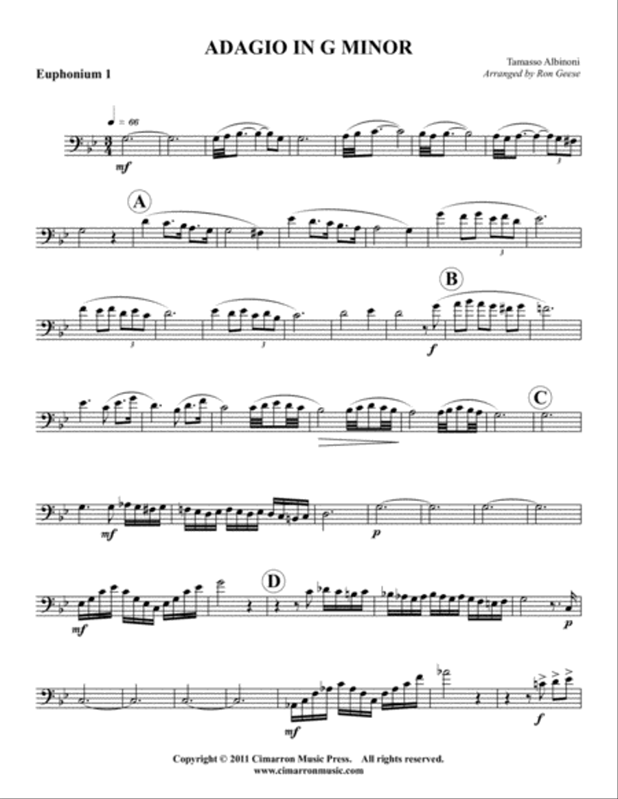 Adagio in G EETT scores gallery preview page 4