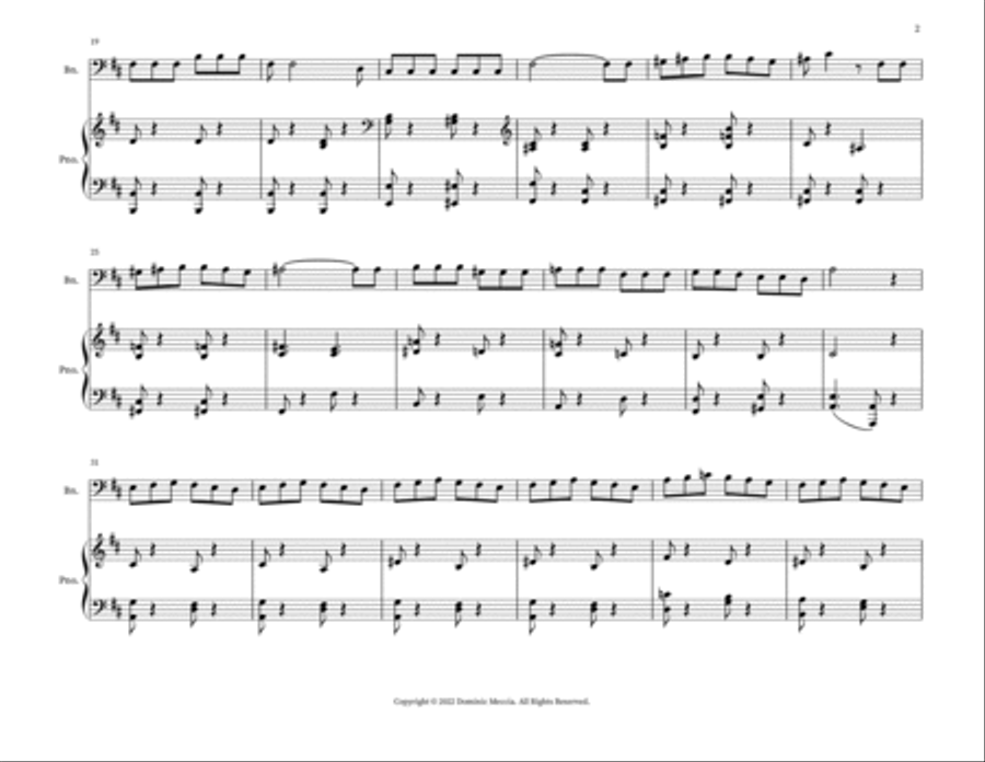 My Name Is John Wellington Wells Woodwind Duet scores gallery preview page 2