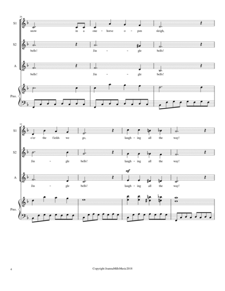 Jingle Boogie (A Boogie-Woogie Jingle Bells for SSA Choir) image number null