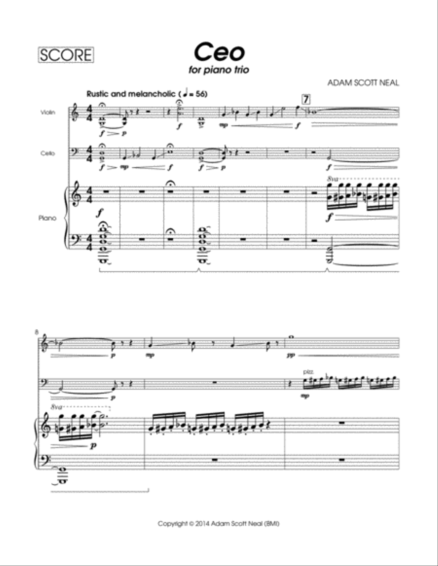 Ceo Piano Trio scores gallery preview page 3