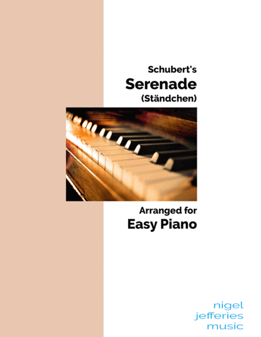 Schubert's Serenade (Standchen) arranged for easy piano image number null