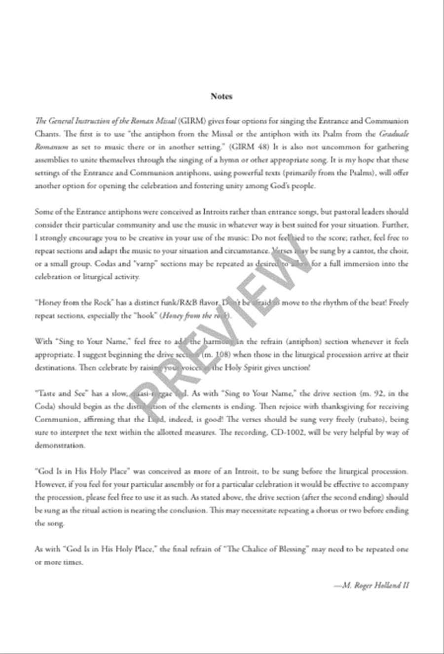 Honey from the Rock - Volume 1 4-Part scores gallery preview page 3