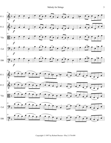 Melody for Strings image number null