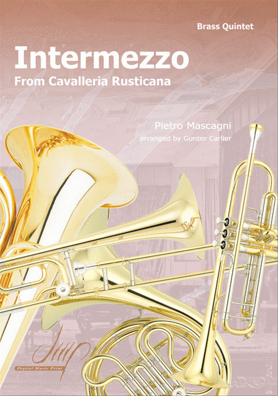 Intermezzo Uit Cavalleria Rusticana Brass Quintet scores gallery preview page 1