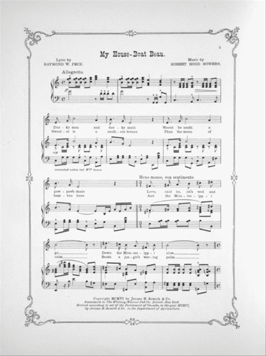 My House Boat Beau Voice scores gallery preview page 3
