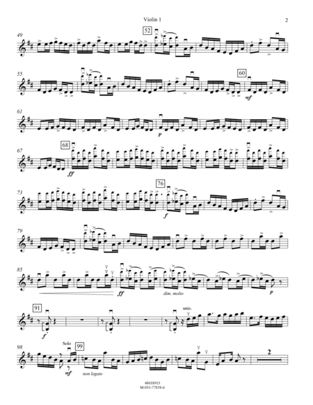 Hoe Down - Violin 1