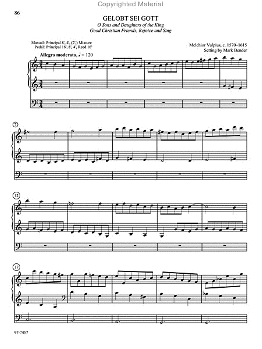 Hymn Prelude Library: Lutheran Service Book, Vol. 4 (FG) Organ scores gallery preview page 8