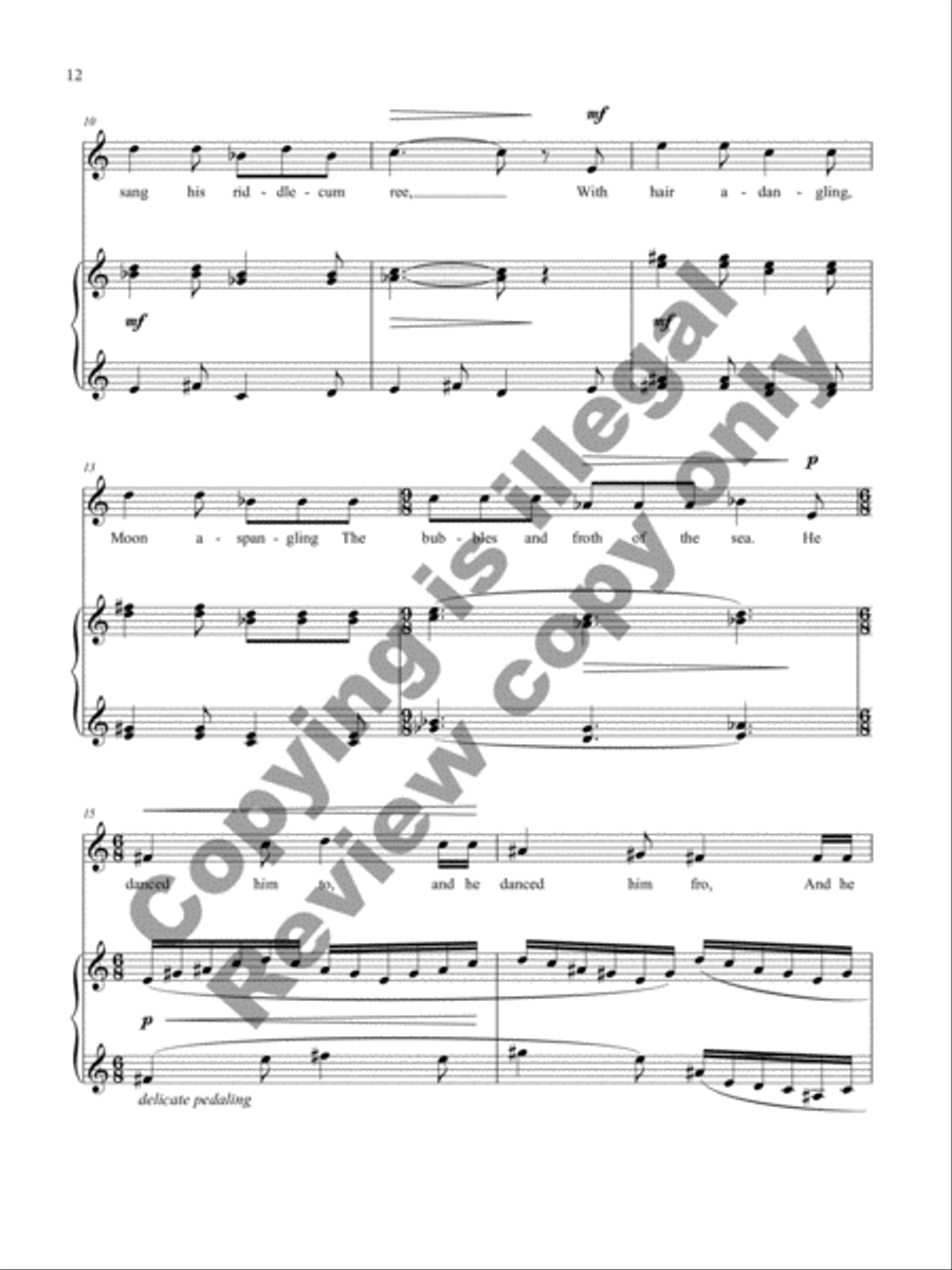 Peacock Pie Tenor Voice scores gallery preview page 6