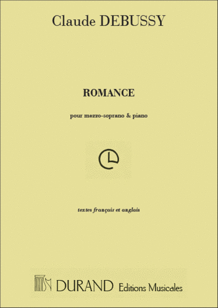 Romance, Pour Mezzo-Soprano Et Piano