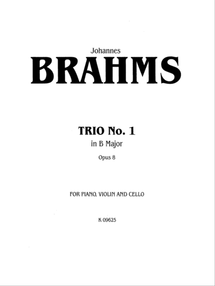 Piano Trio No. 1 in B Major, Op. 8 Small Ensemble scores gallery preview page 2