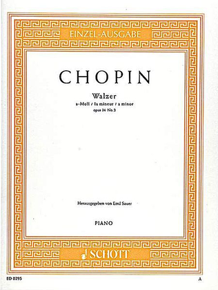 Book cover for Waltz in A Minor, Op. 34, No. 2