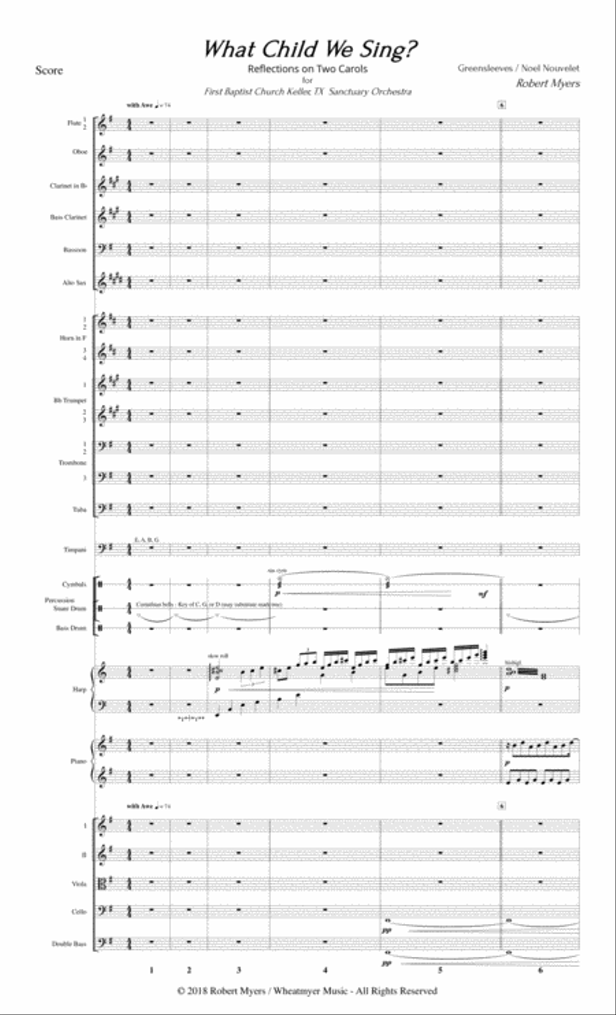 What Child We Sing? Full Orchestra scores gallery preview page 3