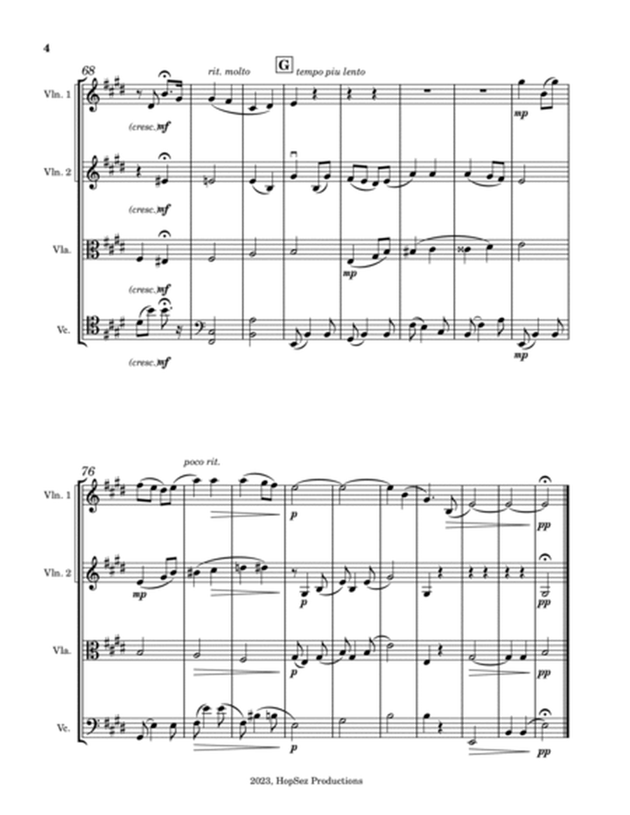 Salut D'amour - String Quartet image number null