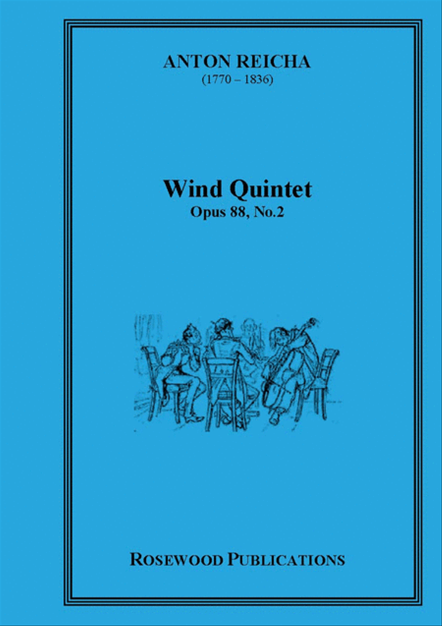 Wind Quintet, Op. 88, No. 2 Woodwind Quintet scores gallery preview page 1