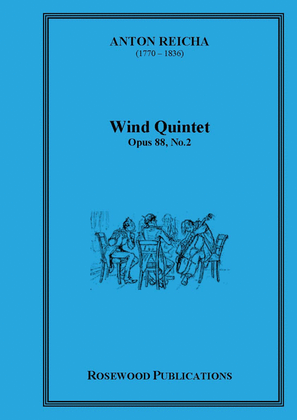 Book cover for Wind Quintet, Op. 88, No. 2