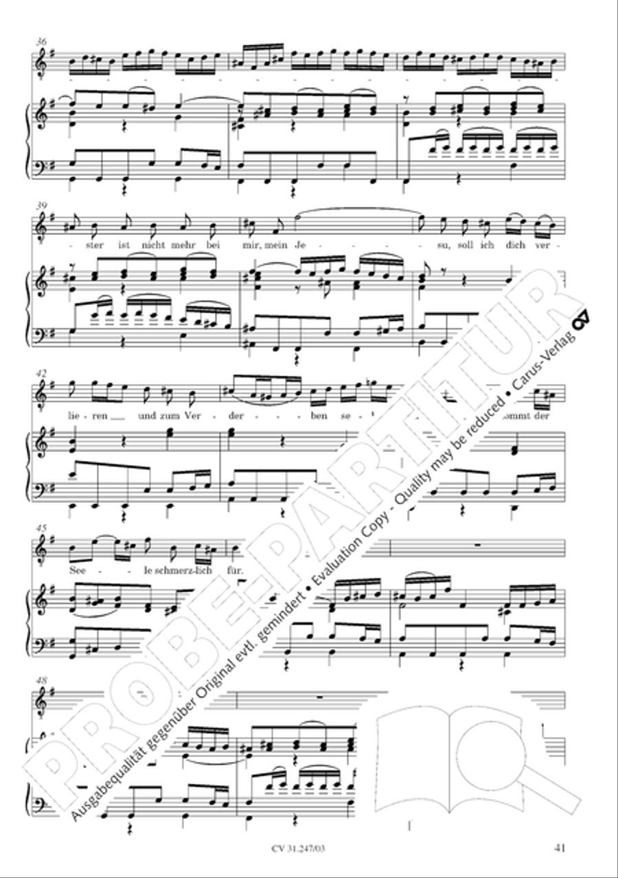St. Mark Passion (Markus-Passion) 4-Part scores gallery preview page 42