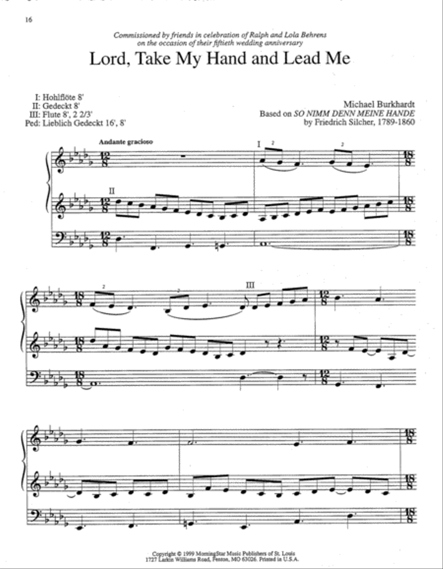 Six General Hymn Improvisations, Set 2 Organ scores gallery preview page 5
