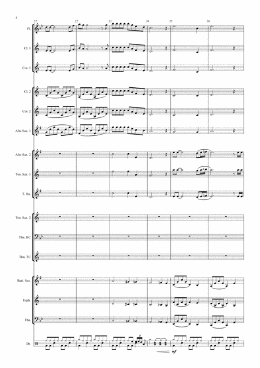 Bohemian Rhapsody Bohemian Rhapsody Large Ensemble scores gallery preview page 4