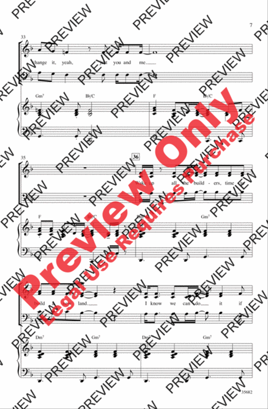 Wake Up Everybody 3-Part scores gallery preview page 7