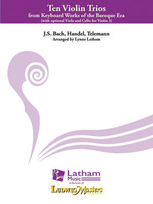 Book cover for 10 Violin Trios