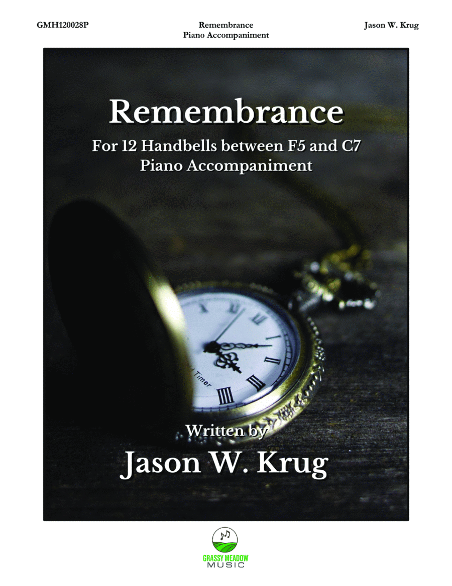 Remembrance (piano accompaniment to 12 handbell version) image number null