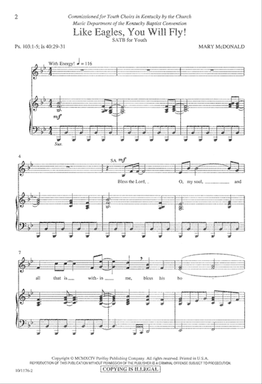 Like Eagles, You Will Fly Divisi scores gallery preview page 2