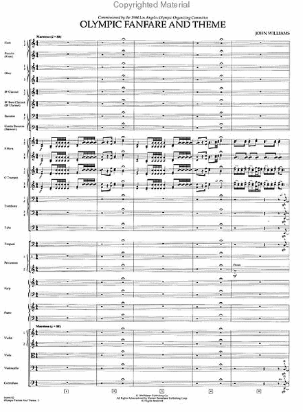 Olympic Fanfare and Theme - Deluxe Score