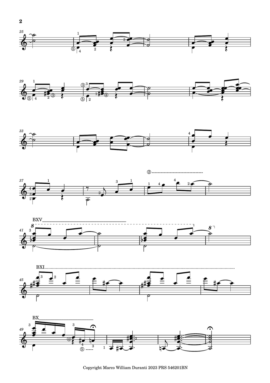 Notturno Primo (First Nocturne) Acoustic Guitar scores gallery preview page 2