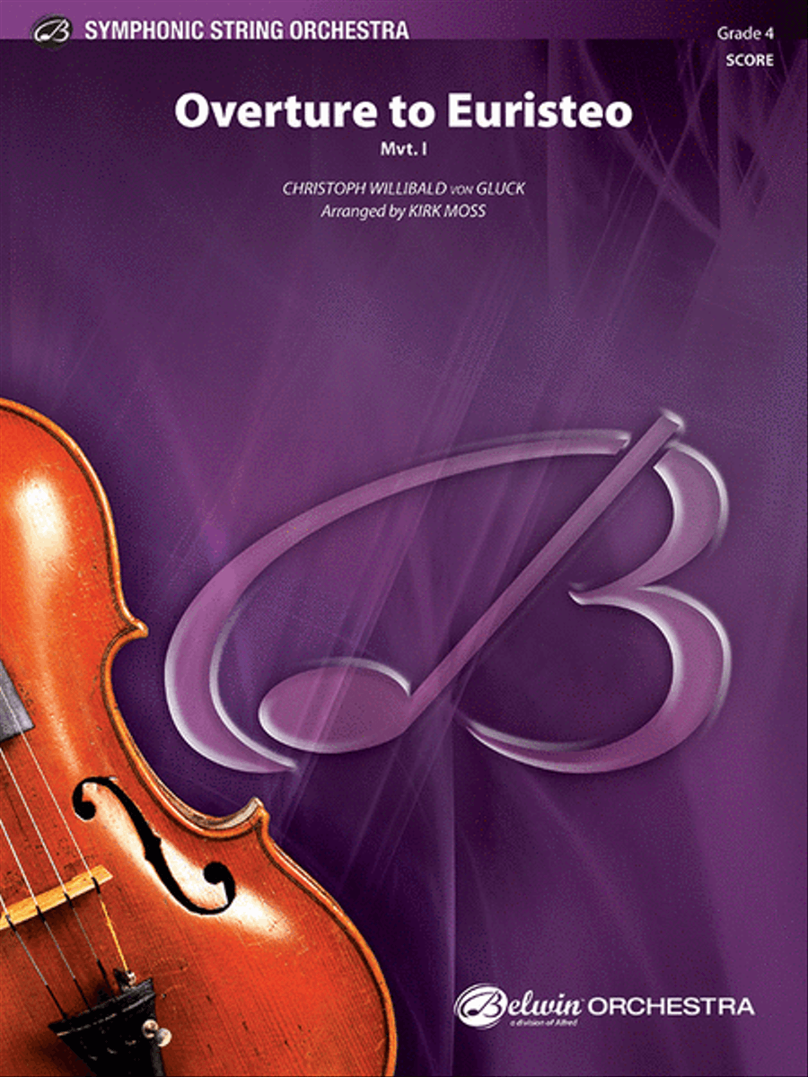 Overture to Euristeo Overture to Euristeo String Orchestra scores gallery preview page 1