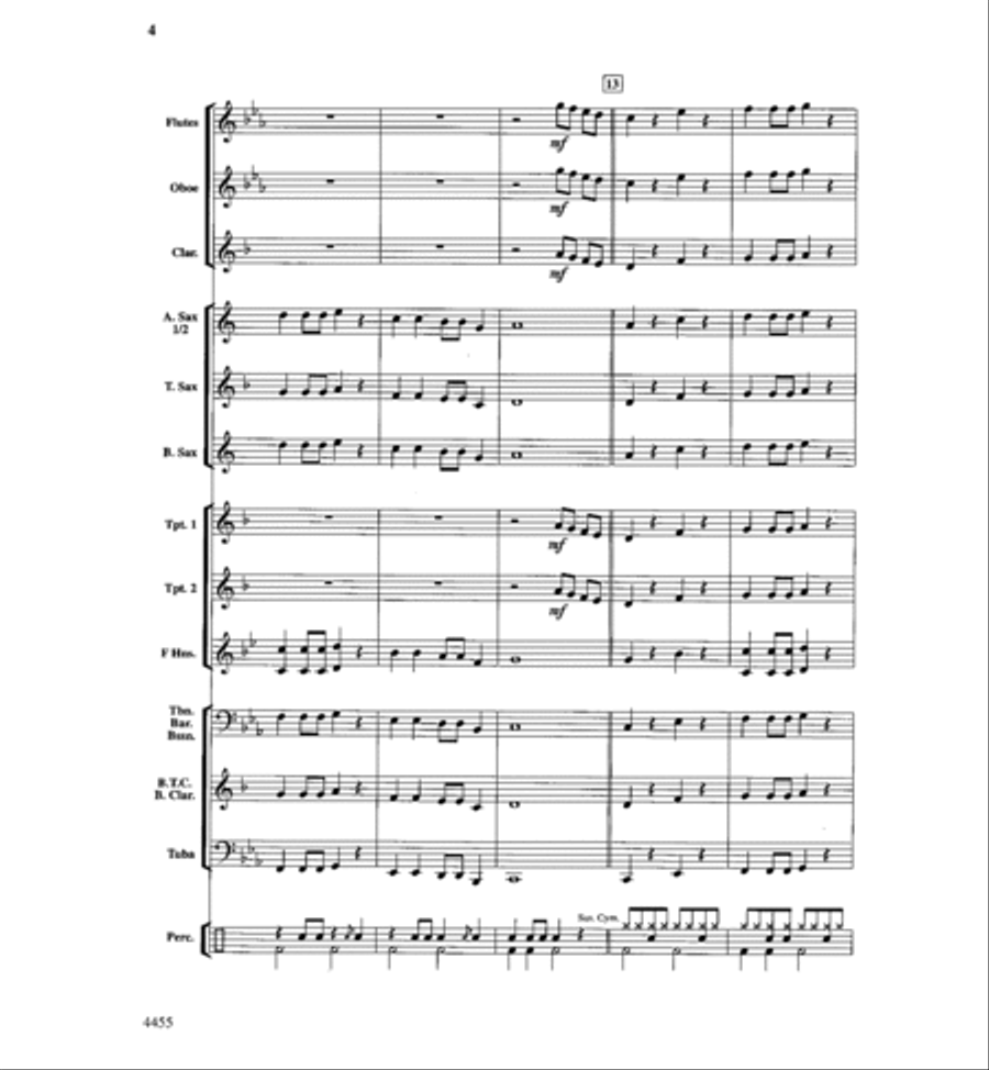 Rattle Snakes! Concert Band scores gallery preview page 4
