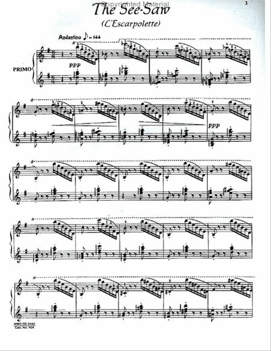 Georges Bizet - Children's Games (Jeux d'Enfants) Piano Duet scores gallery preview page 2