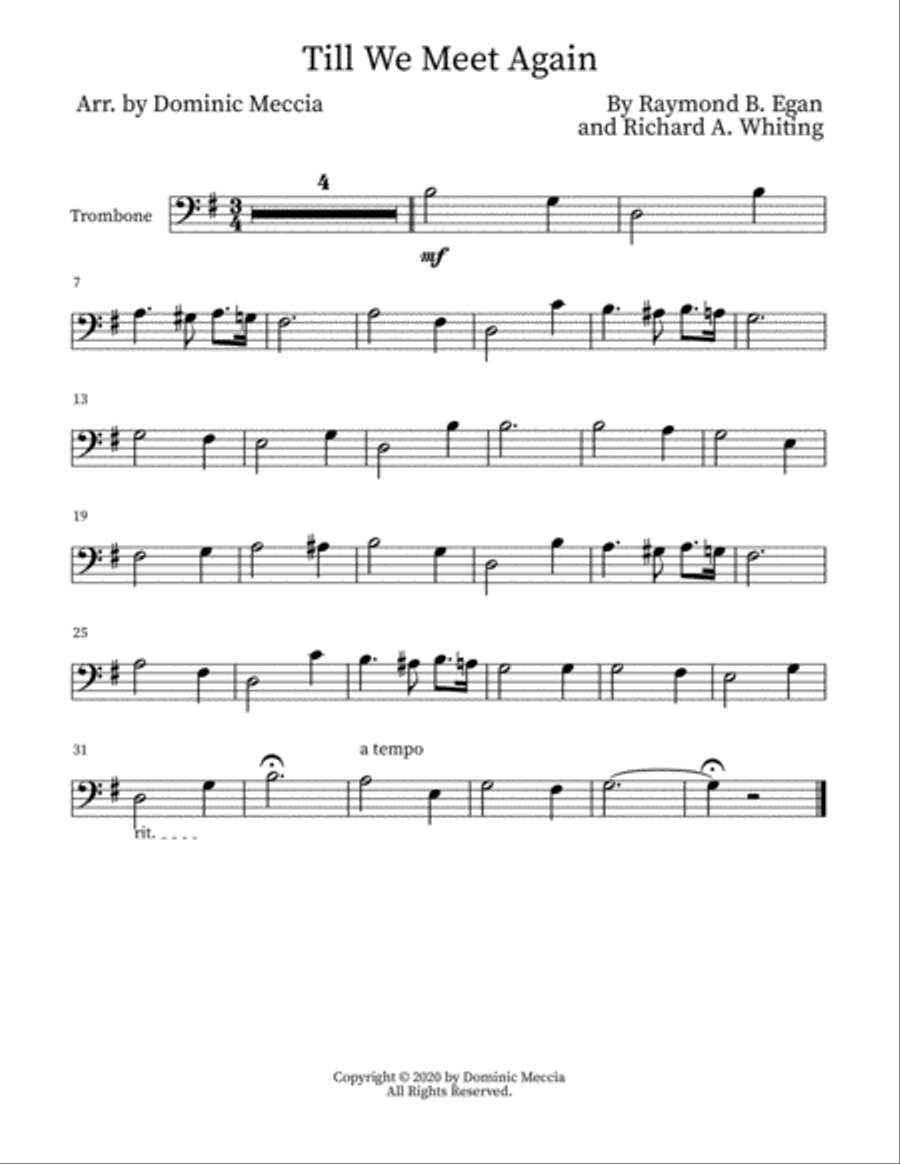 Till We Meet Again Piano scores gallery preview page 4