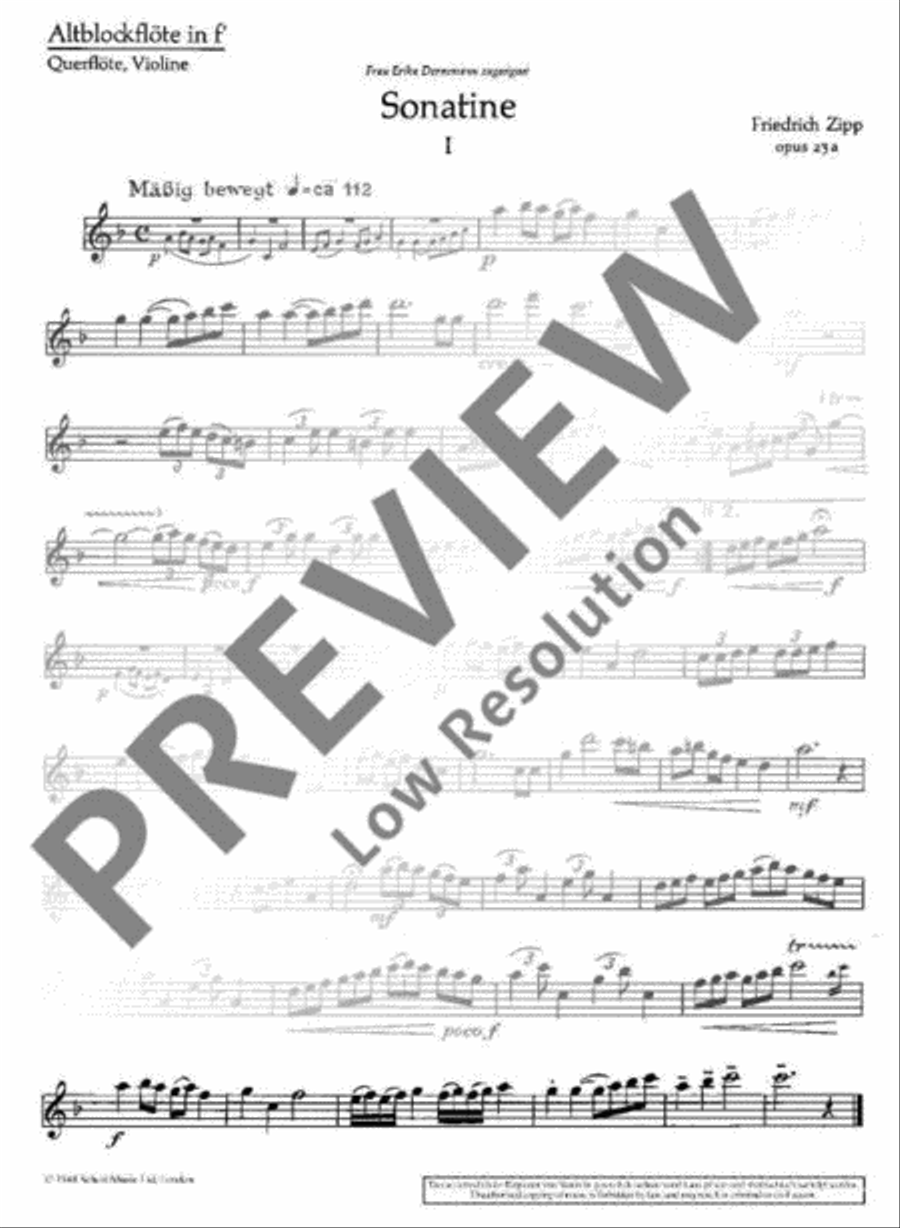 Sonatina Sonatina Flute scores gallery preview page 13