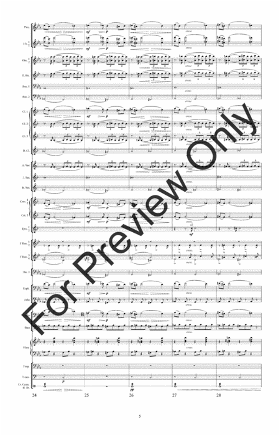 In Memoriam Concert Band scores gallery preview page 8