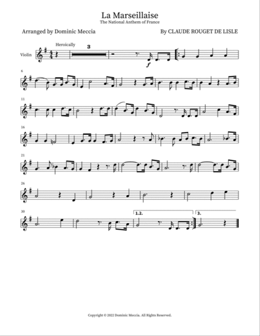 La Marseillaise La Marseillaise Small Ensemble scores gallery preview page 4