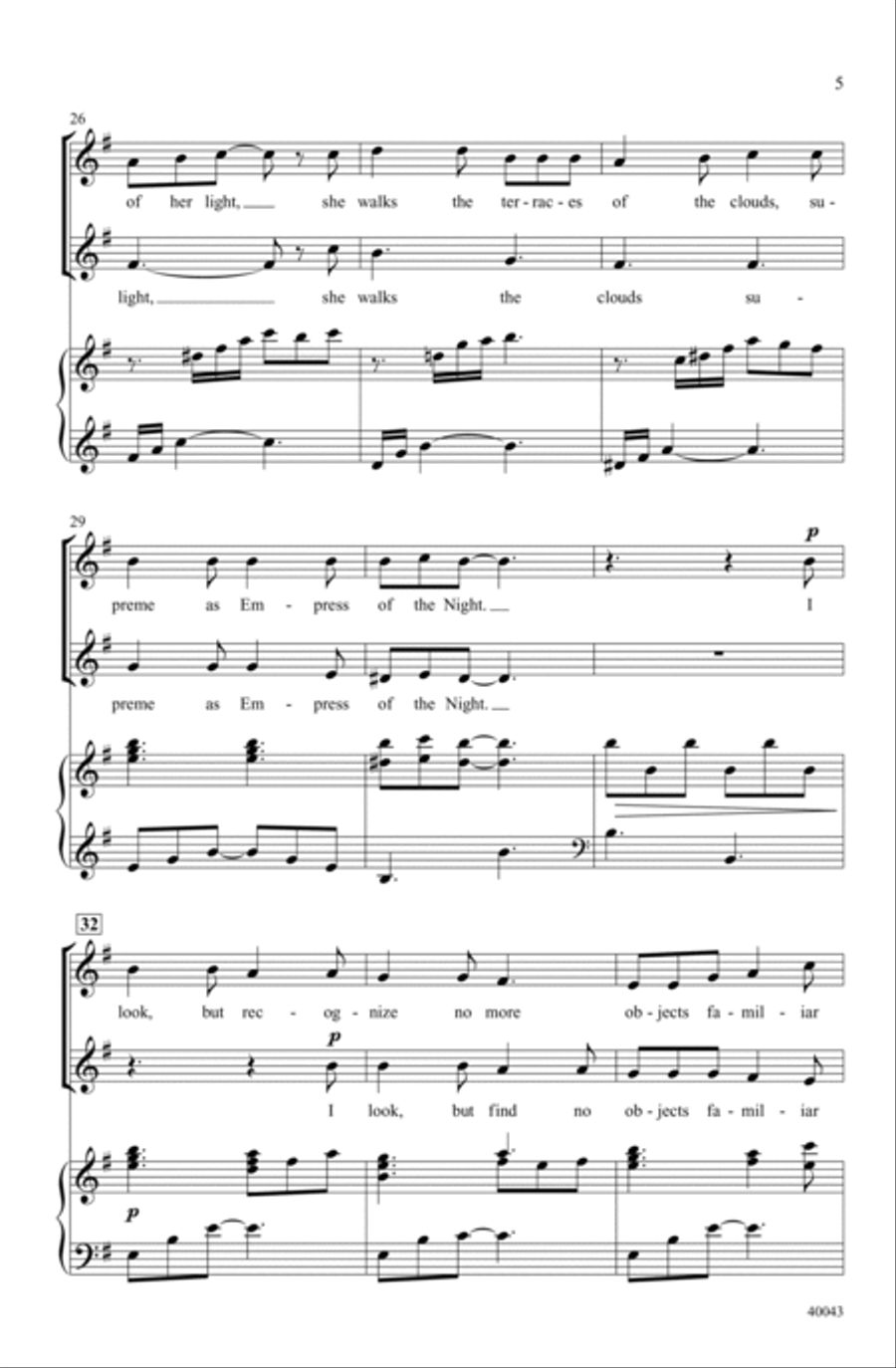Mysterious Moon Choir scores gallery preview page 4