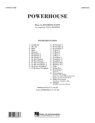 Book cover for Powerhouse - Conductor Score (Full Score)