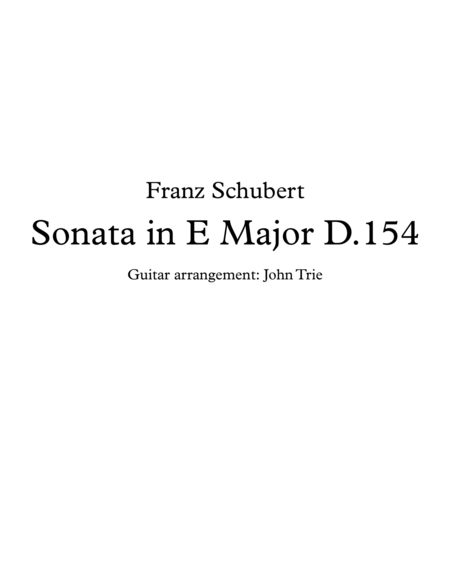 Sonata in D major - D.154 image number null