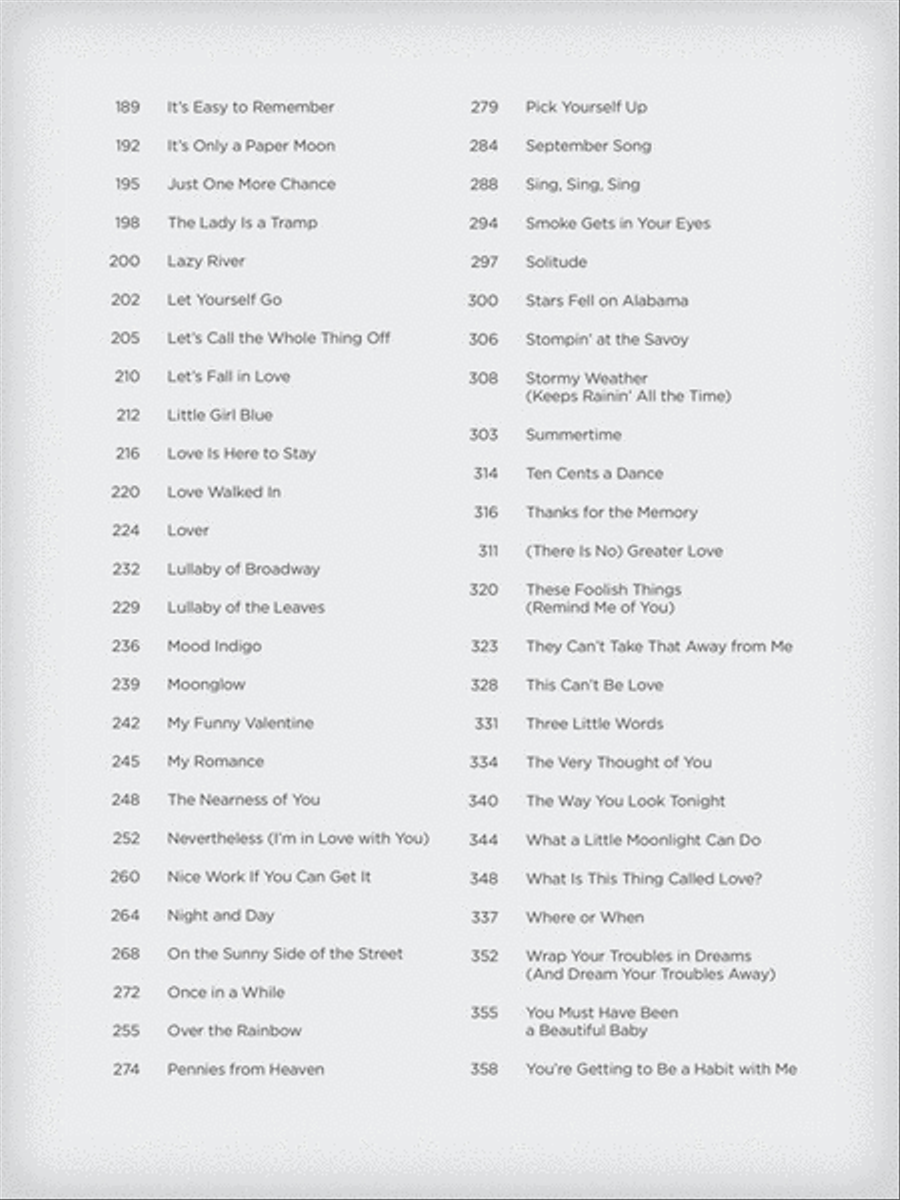 Songs of the 1930s Easy Piano scores gallery preview page 3