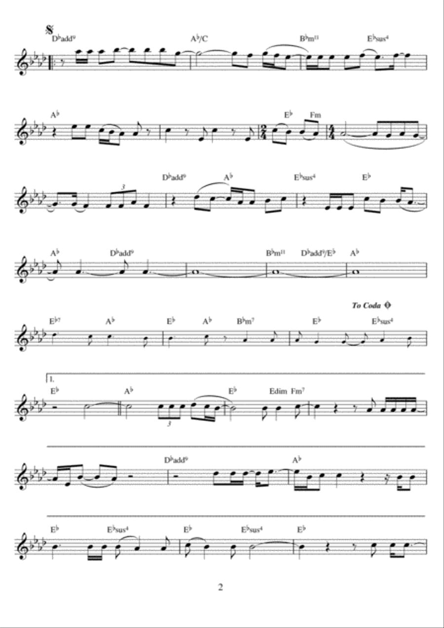 A Case Of You Flute Solo scores gallery preview page 2