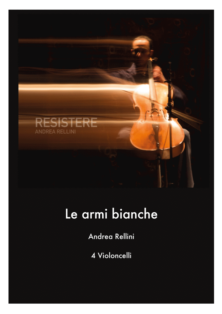 LE ARMI BIANCHE (Cello quartet) Cello scores gallery preview page 1