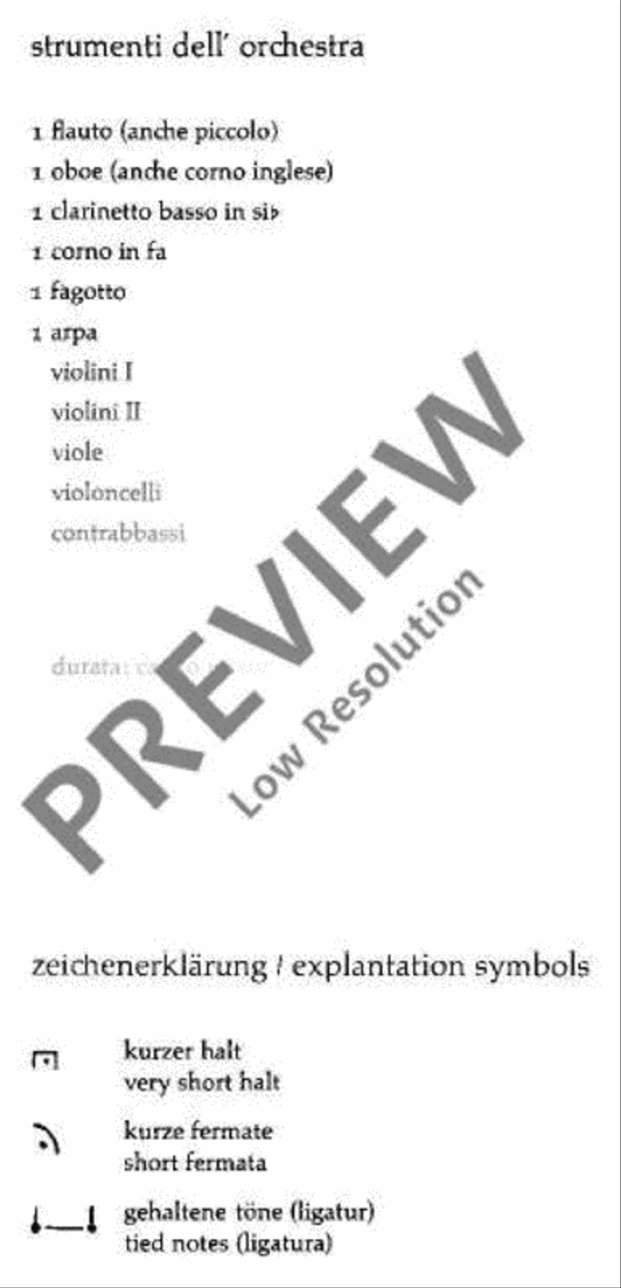 Il Vitalino raddoppiato Chamber Orchestra scores gallery preview page 21