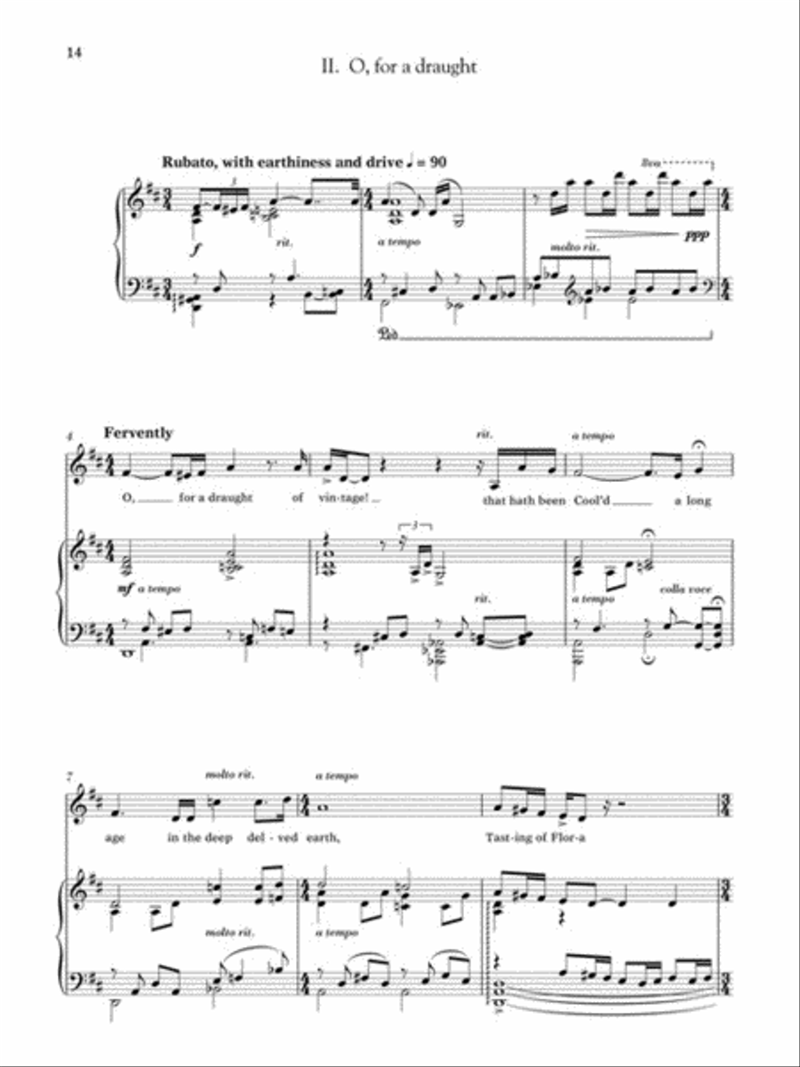 Ode to a Nightingale Baritone Horn scores gallery preview page 4