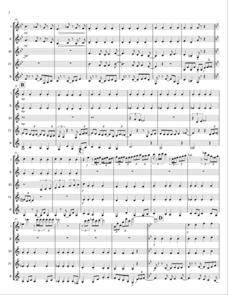 Penny Lane Clarinet Quintet scores gallery preview page 3