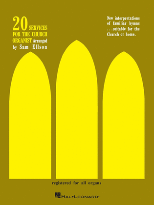Book cover for 20 Services for the Church Organist