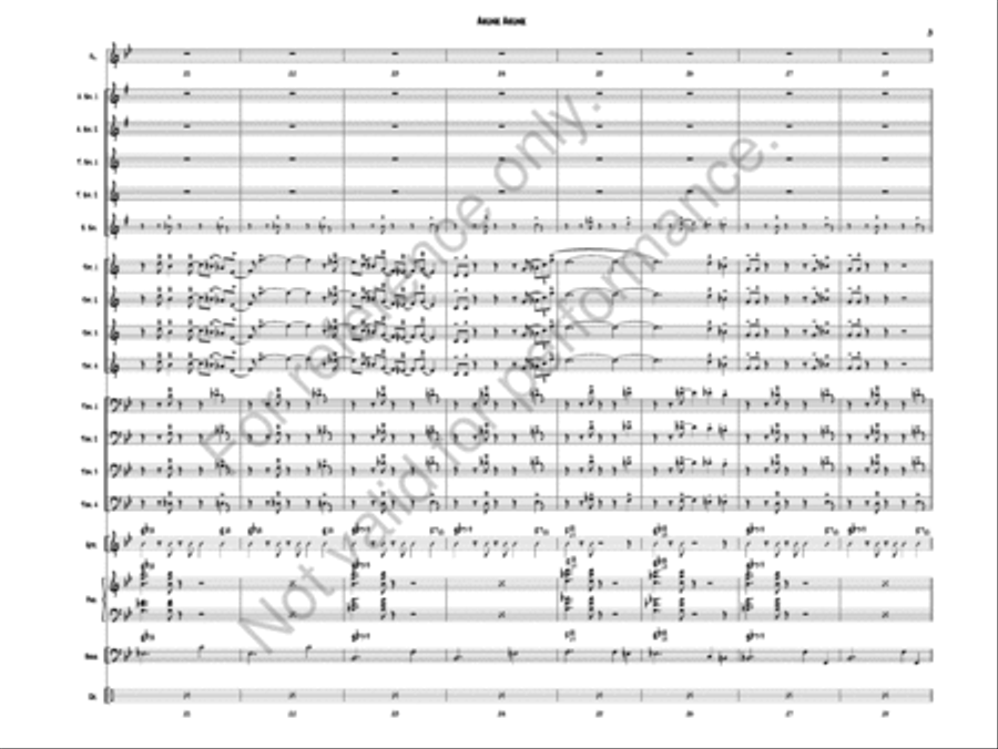 Ahunk Ahunk Jazz Ensemble scores gallery preview page 6