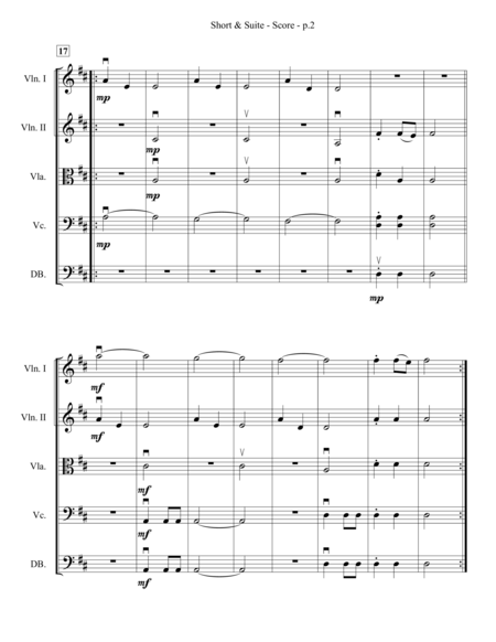 Short & Suite - String Quartet/Ensemble image number null