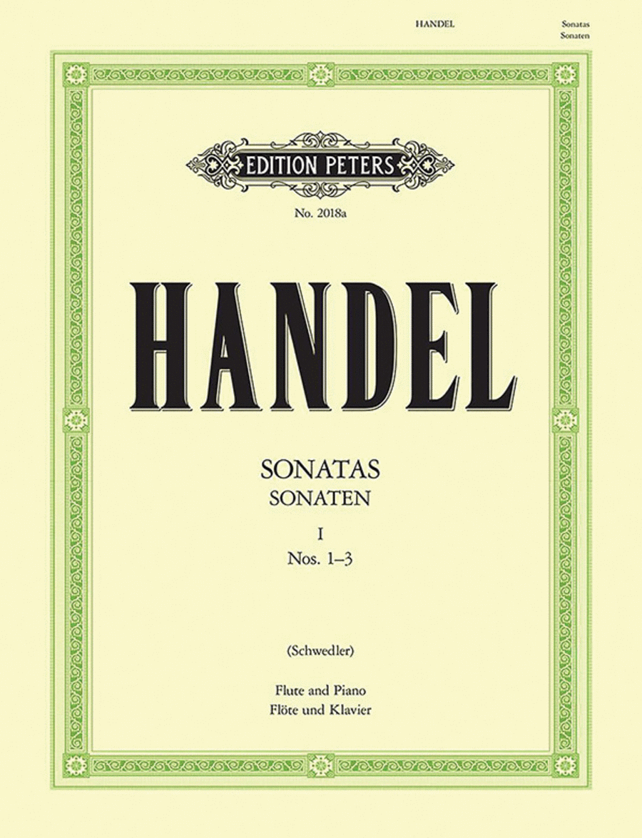 Flute Sonatas Flute Solo scores gallery preview page 1