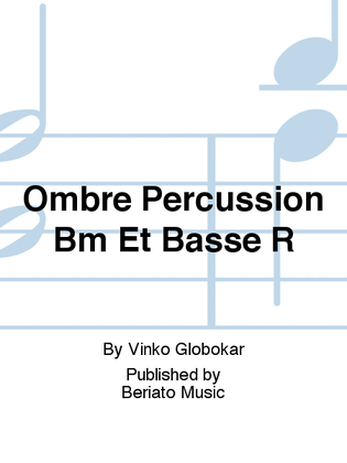 Book cover for Ombre Percussion Bm Et Basse R