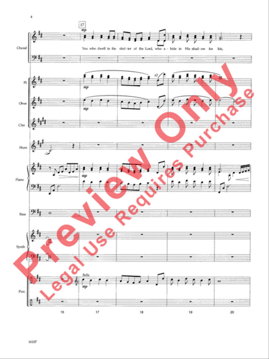 On Eagle's Wings On Eagle's Wings Choir scores gallery preview page 29
